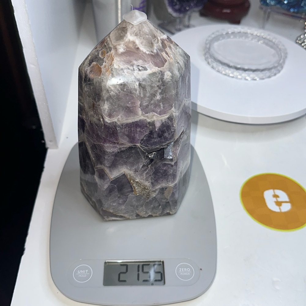 Chevron Amethyst Large Tower - CHAMYTWR-003 3lbs 135MM - Picture 3 of 7